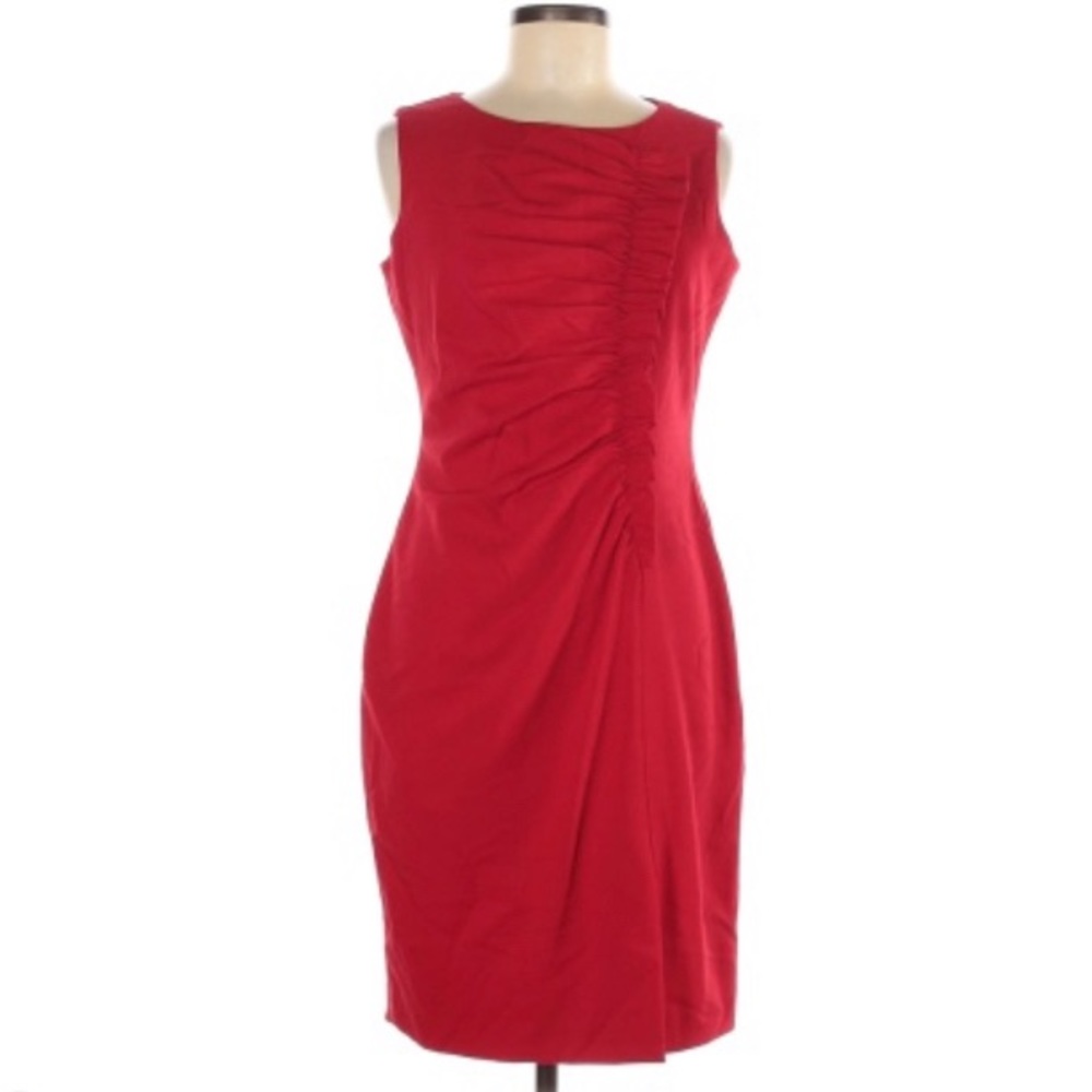 Calvin Klein Red Bodycon Cocktail Dress size 8
